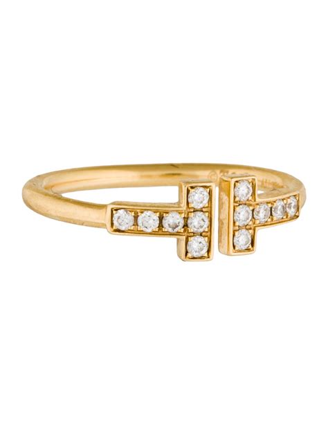 tiffany t ring with diamonds